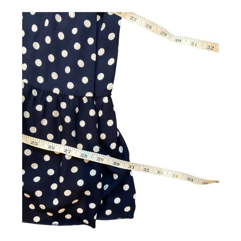 BTFBM Women’s Black Polka Dot Midi Ruffle Tank Dress Sweetheart Neckline Size M - Picture 14 of 16